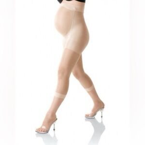 Mama Spanx Maternity Footless Pantyhose Smoothing Support Nude Sz A New in Pkg